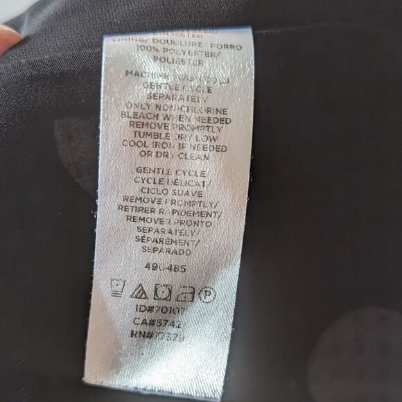 Ann Taylor black and white polka dot sleeveless tank top blouse - Picture 4 of 4